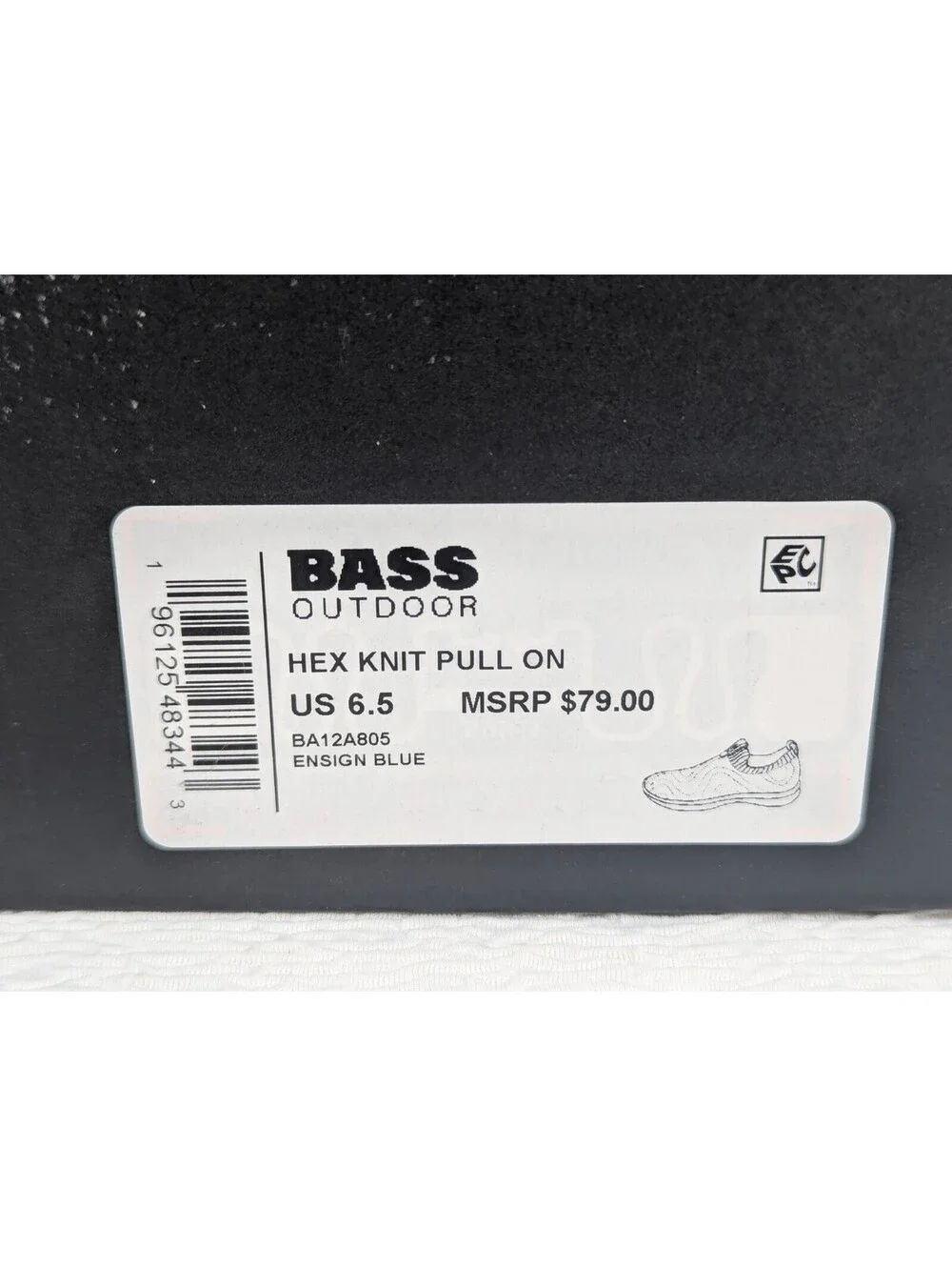 Bass Outdoor - Pull On Shoes / Sneakers - Ensign Blue - Size: 6.5 - NO BOX